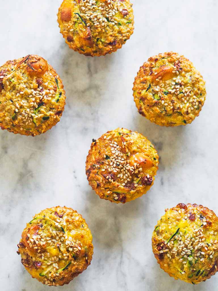Madmuffins med kylling og squash 1 madmuffins med kylling