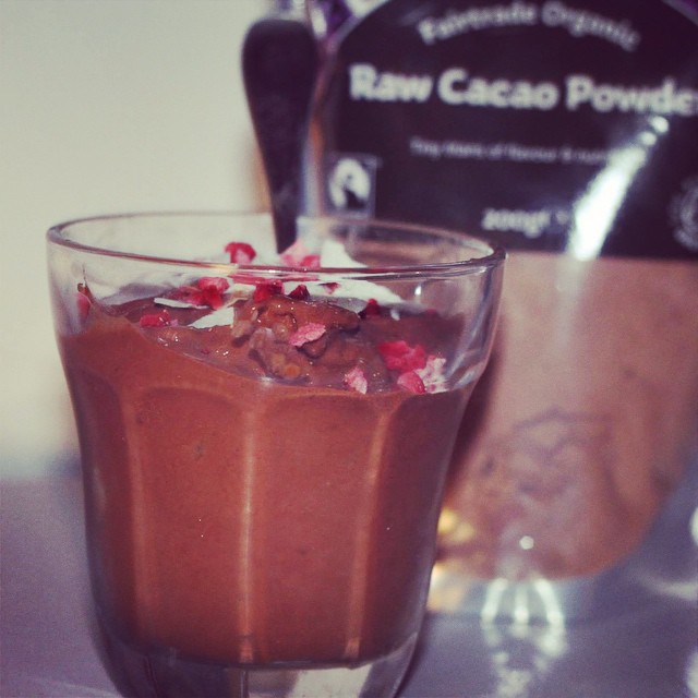 sund bananis med chokolade