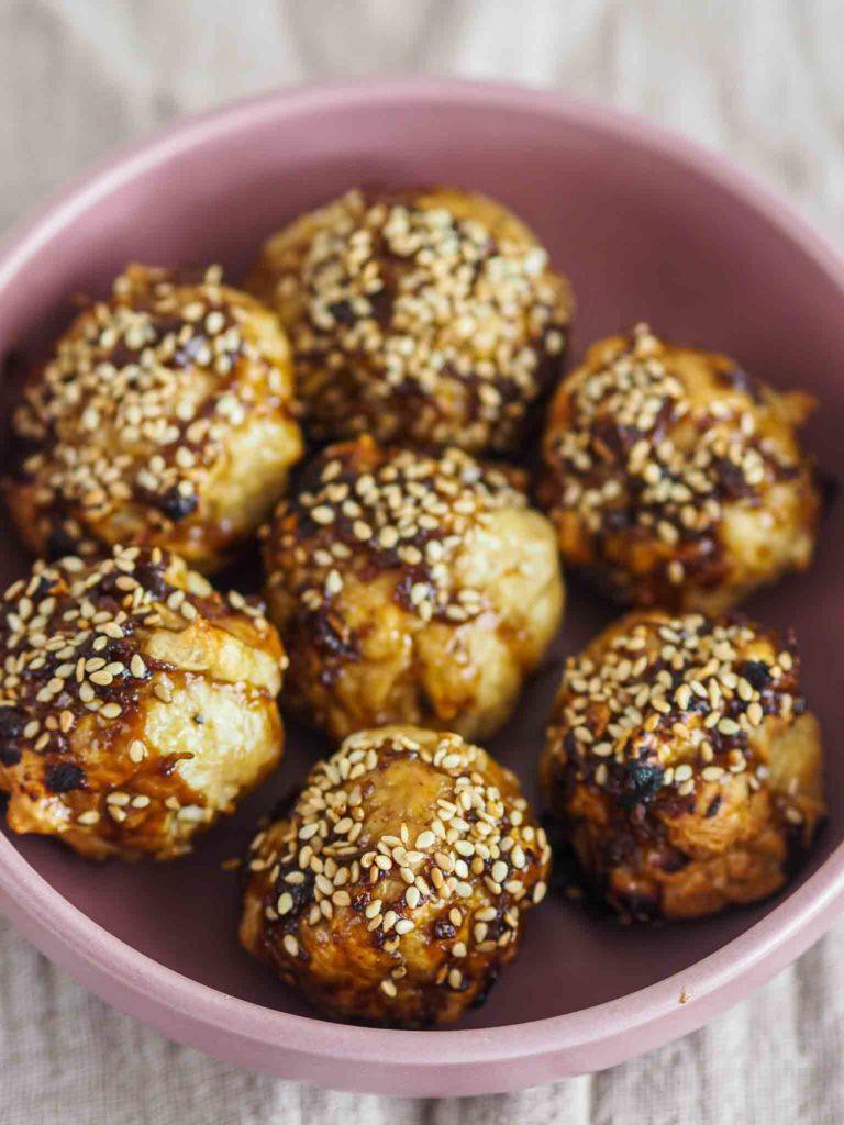asiatiske kyllingefrikadeller