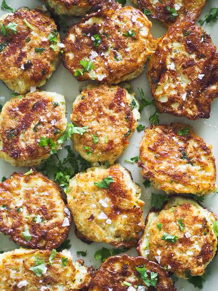 Glutenfri og vegetariske blomkålsfrikadeller