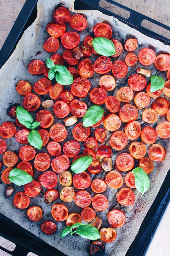 Tomatsuppe med ovnbagte tomater
