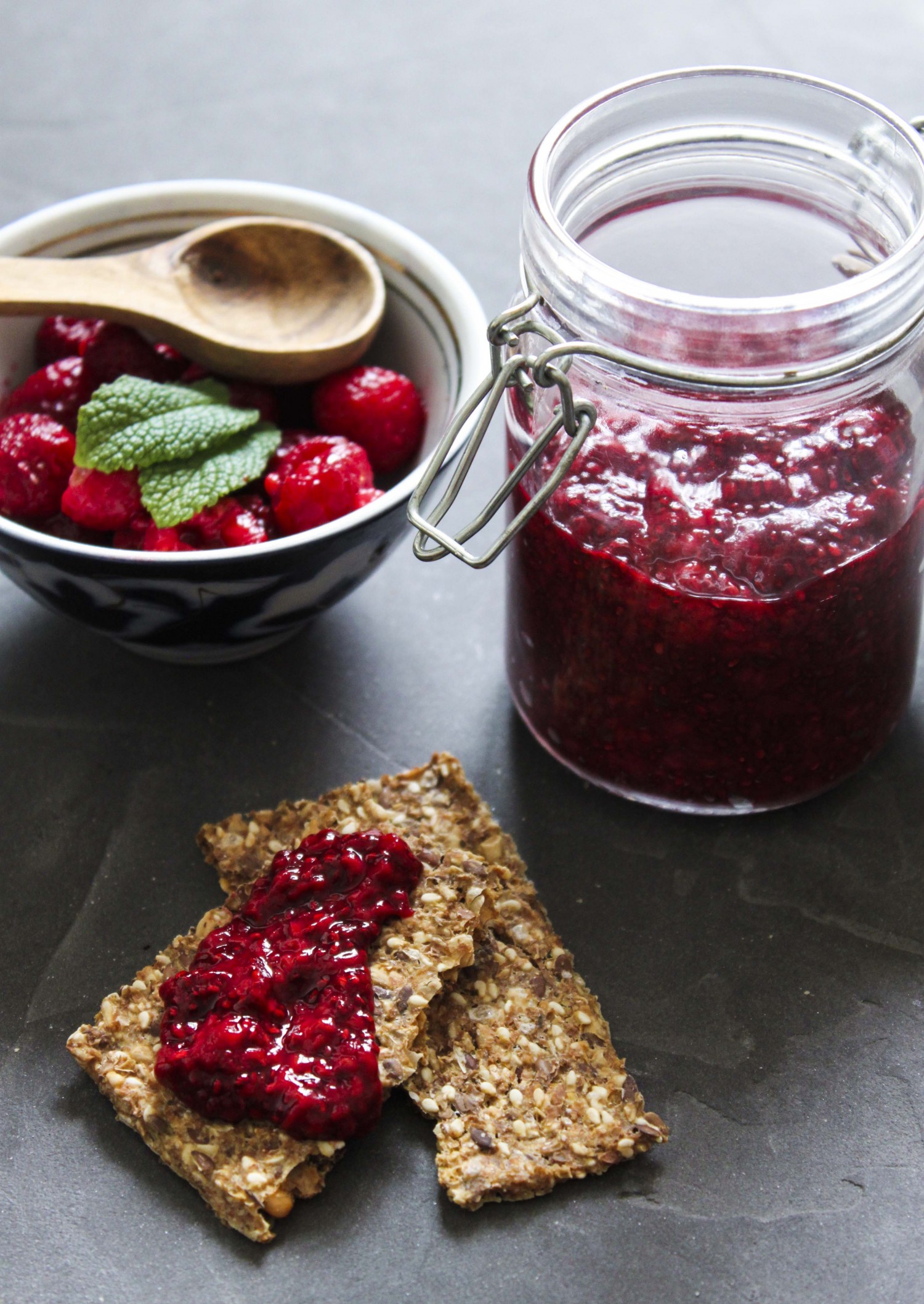 Sukkerfri chia-marmelade