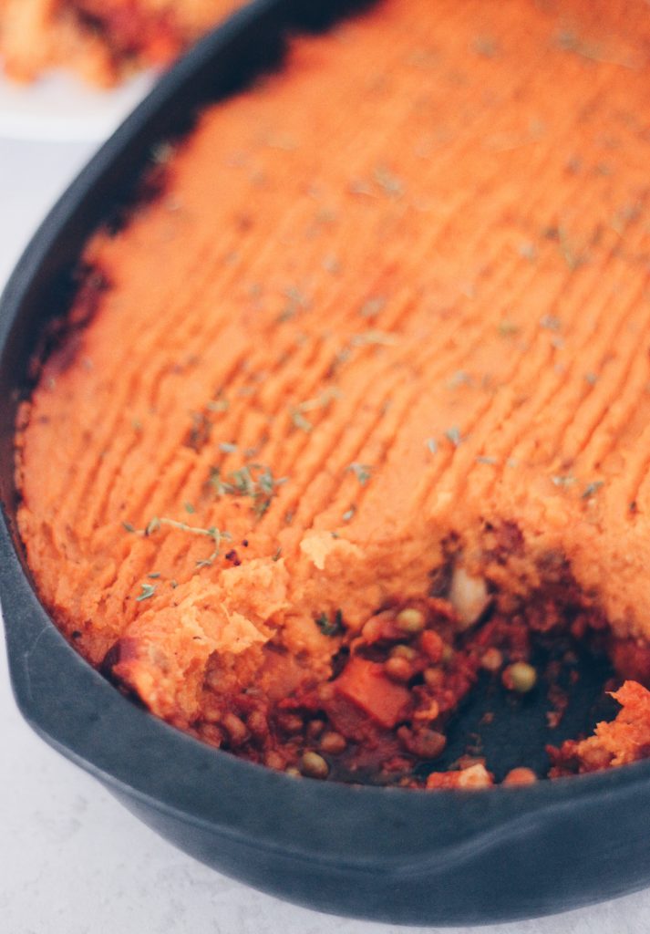 Vegansk shepherds' pie