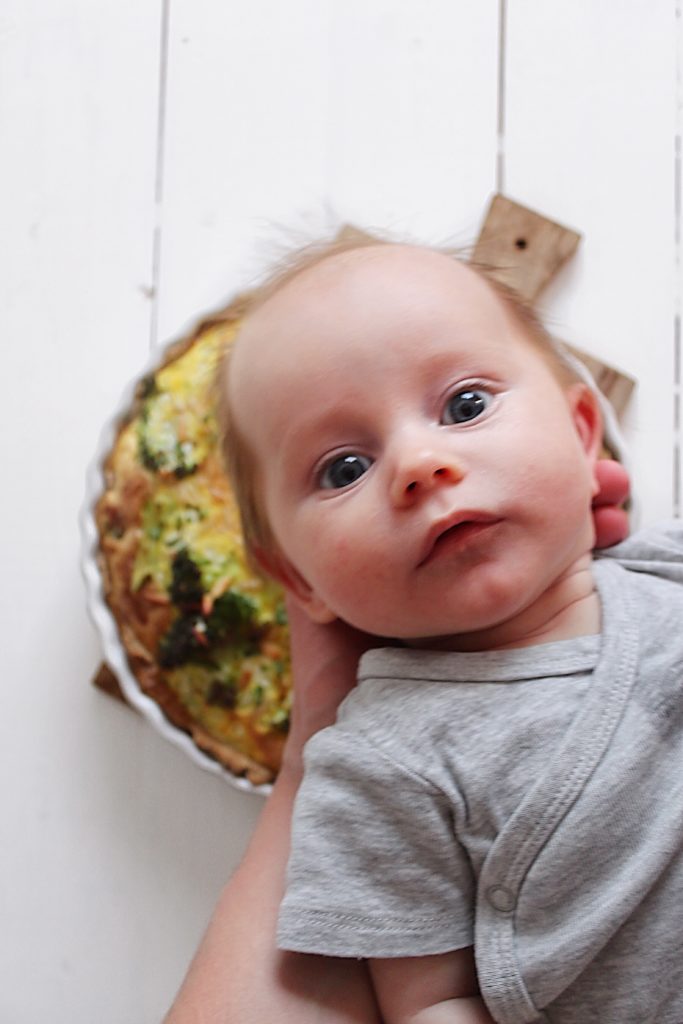 Grovtærte med broccoli og hytteost 3