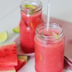Vandmelonjuice med jordbær