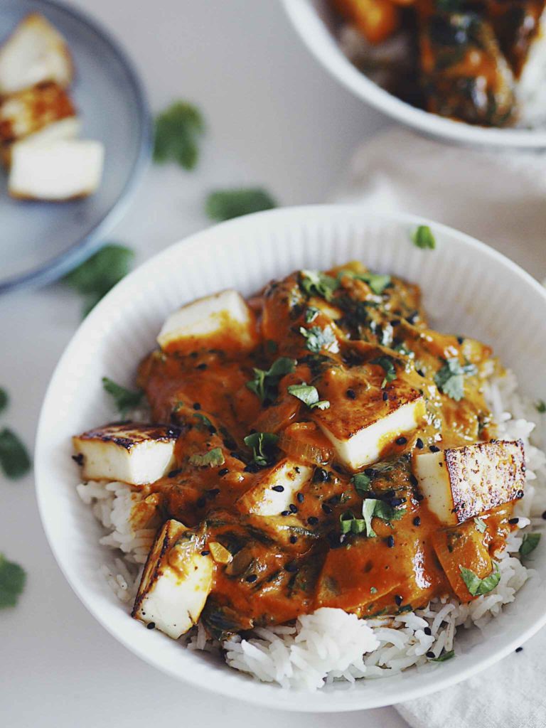 Paneer med spinat