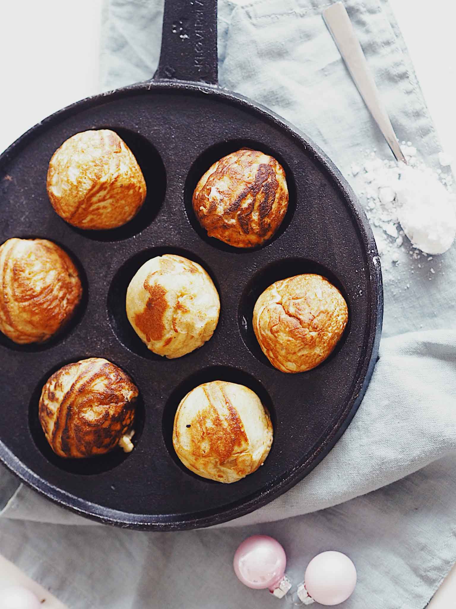 Klassiske æbleskiver med kærnemælk