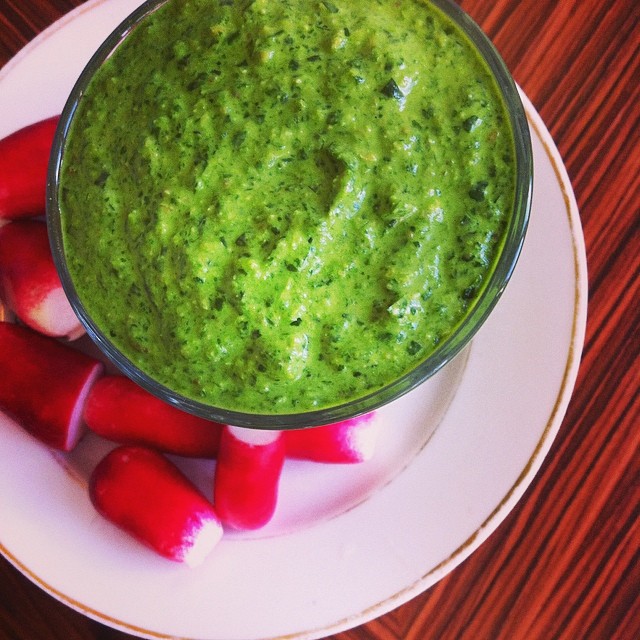 Spinatpesto Spinatpesto