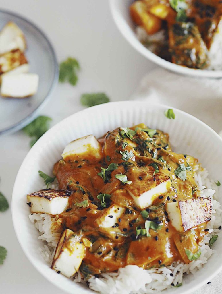 Paneer med spinat