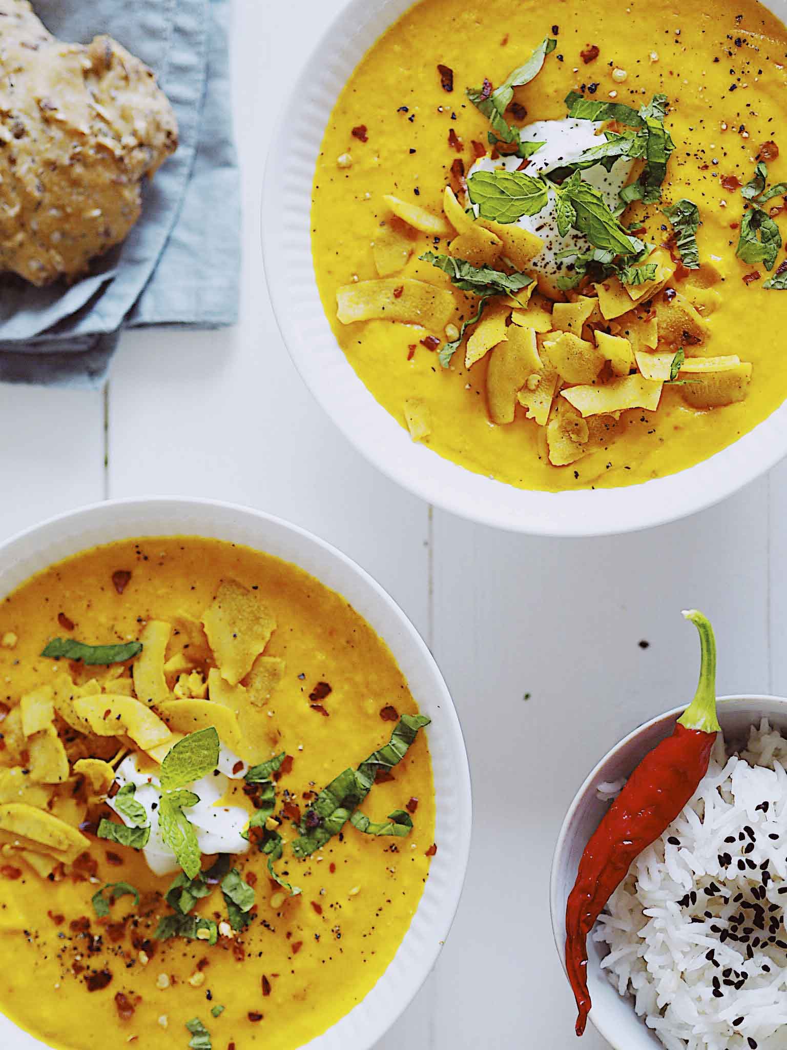 Hokkaidosuppe med gulerødder