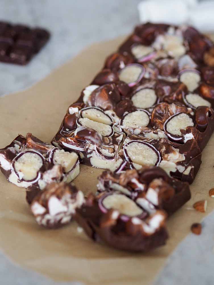 Påske rocky road med påskeæg