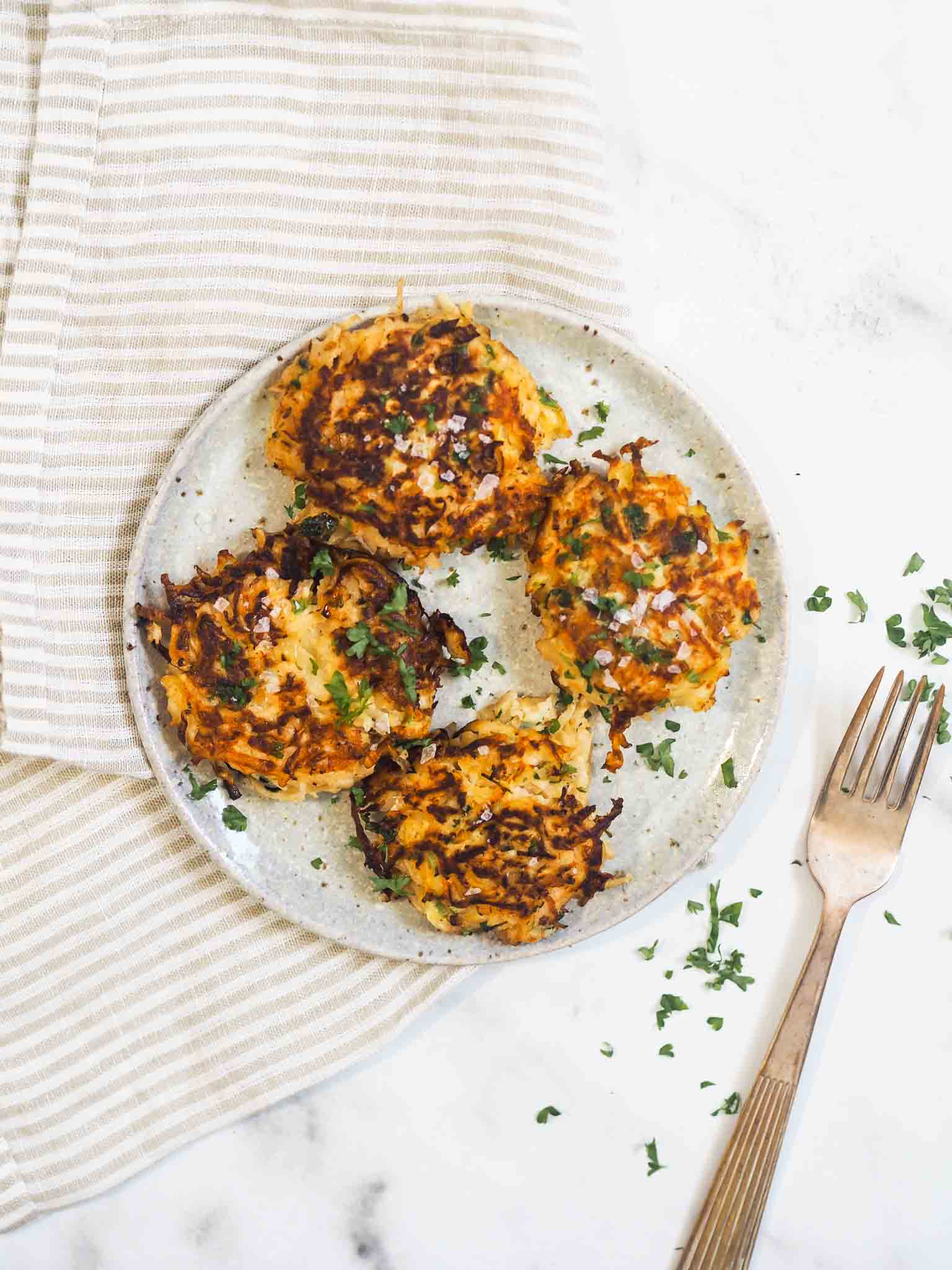 Sprøde rösti af knoldselleri