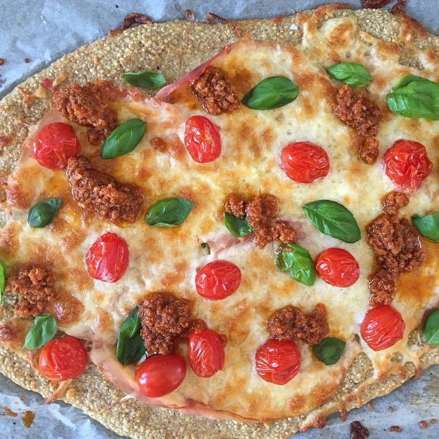 Glutenfri pizza med quinoa