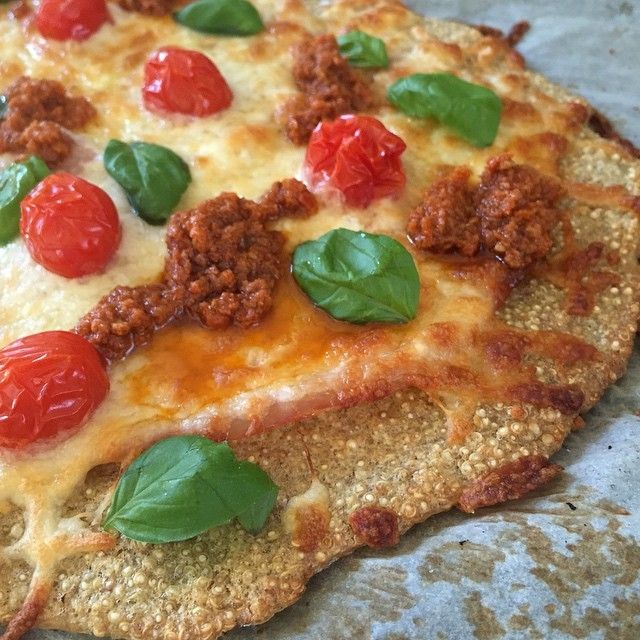 Glutenfri pizza med quinoa