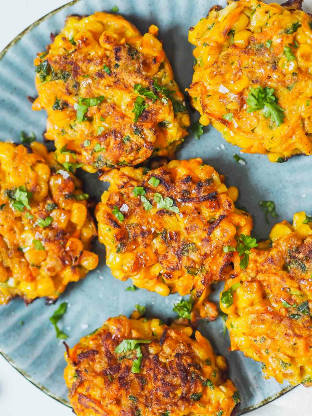 Vegetariske majsdeller