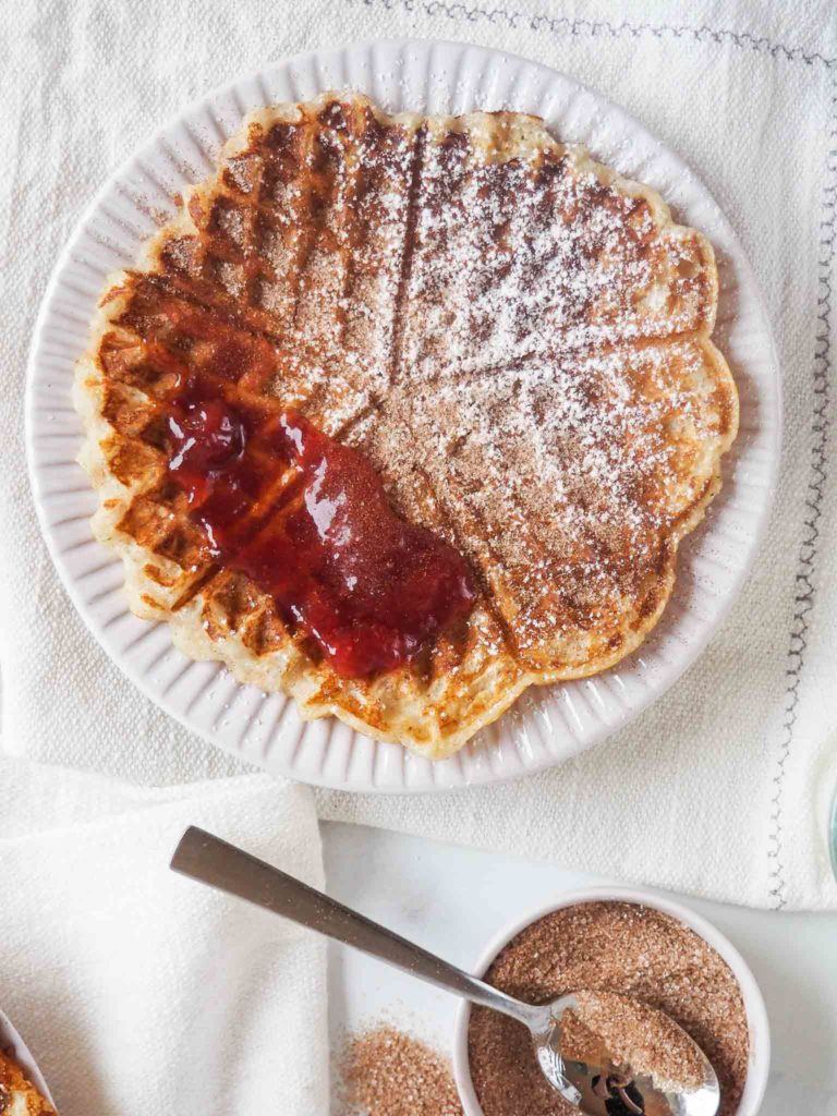 vafler med risengrød