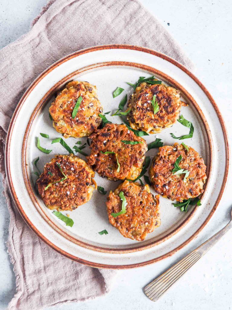 vegetar linsefrikadeller med gulerødder