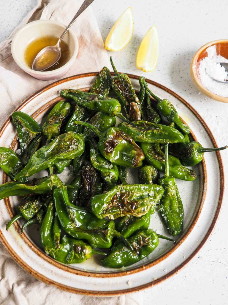 padrons med flagesalt og honning