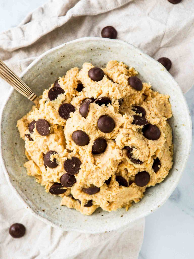 rå kikærte cookie dough