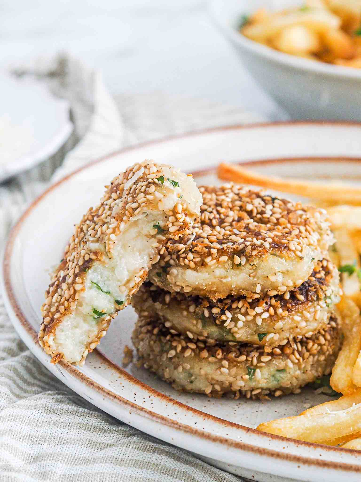 De bedste blomkålsnuggets med nemme luksus pomfritter