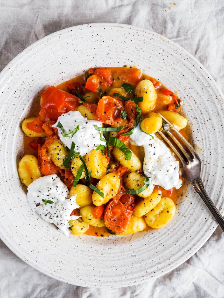 burrata gnocchi