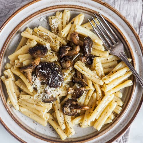 vegetarisk cacio e pepe