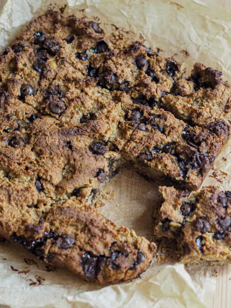 kikærte blondie skåret i skiver