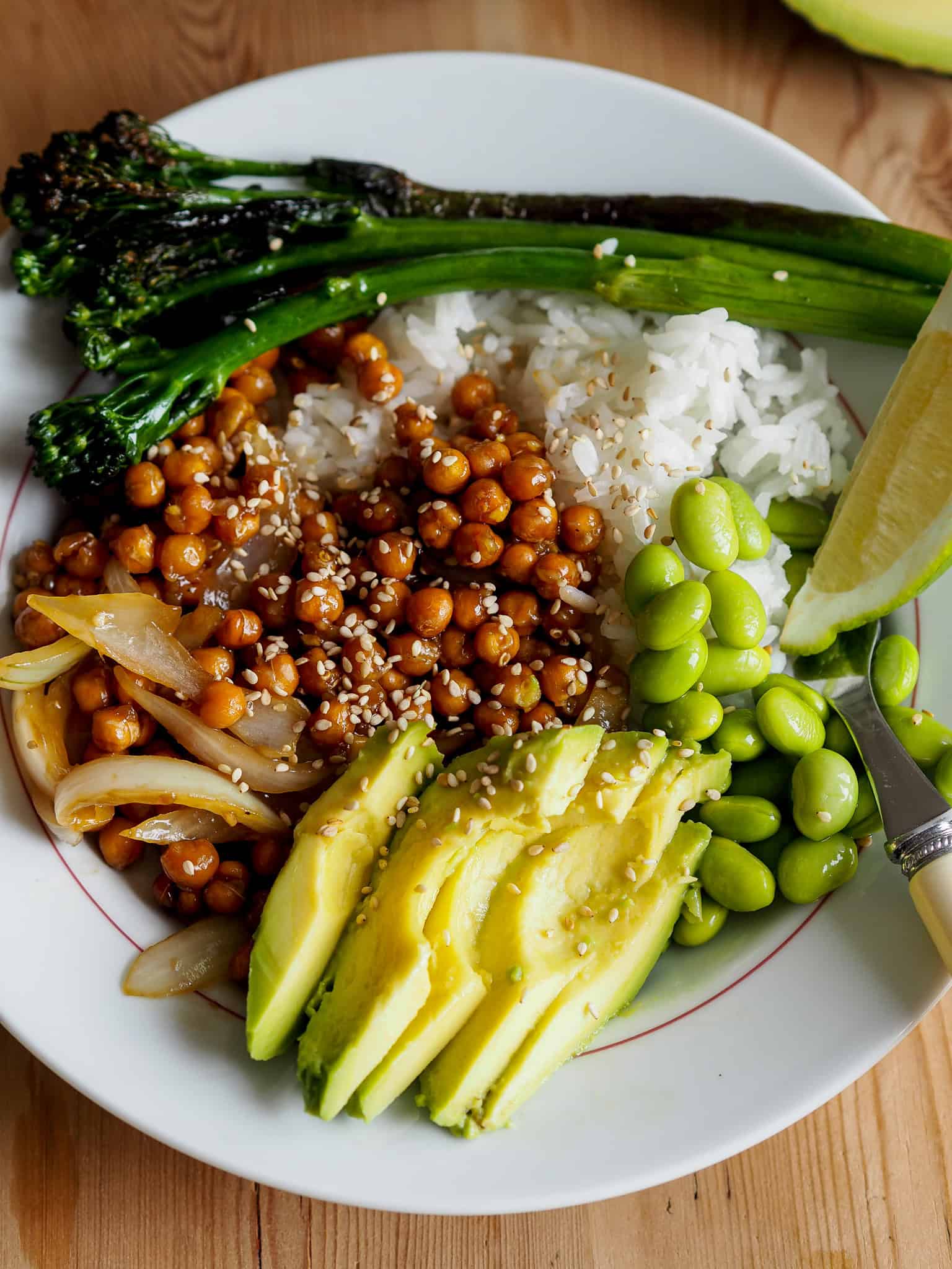 Asiatisk bowl med kikærter