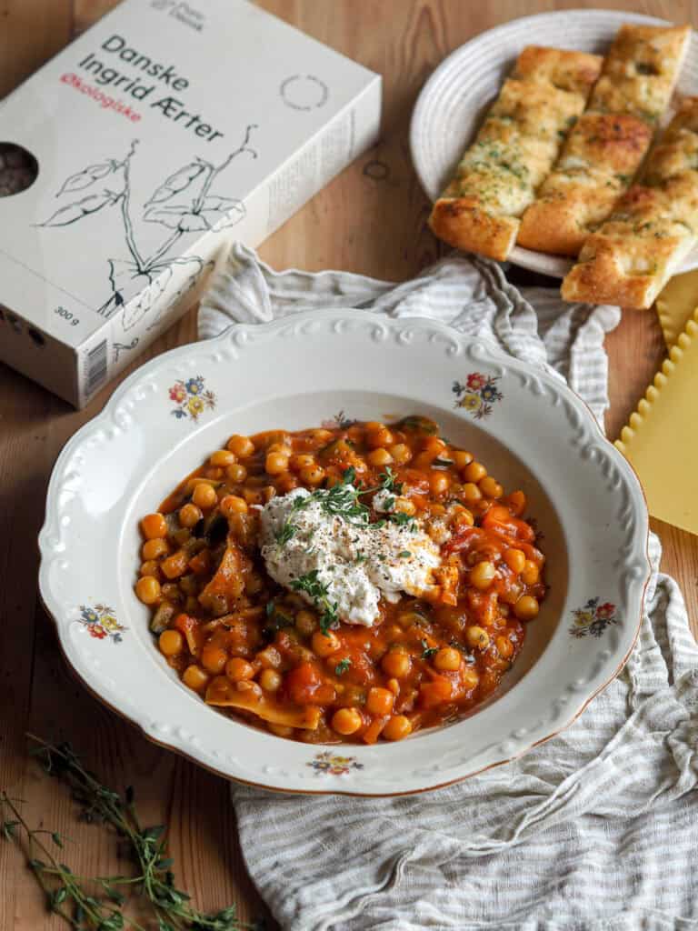 vegetarisk lasagnesuppe