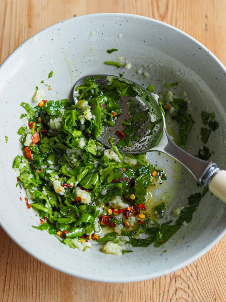 Marinade til stegt blomkål