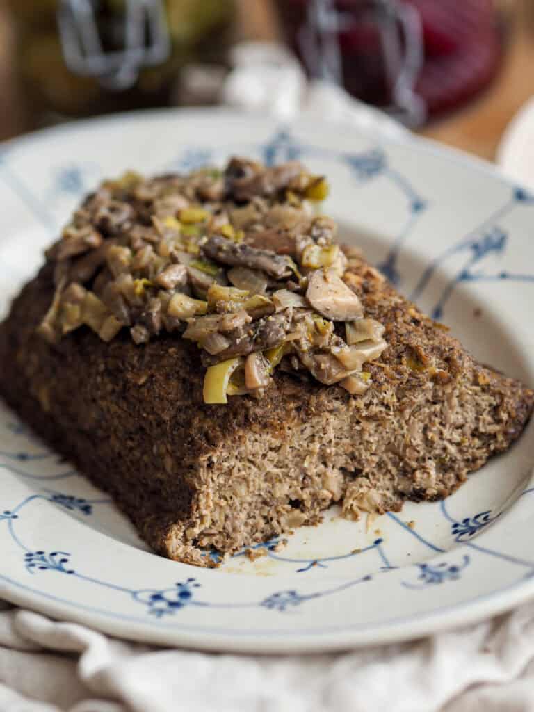 Svapmepostej hvor der er taget en skive fra den