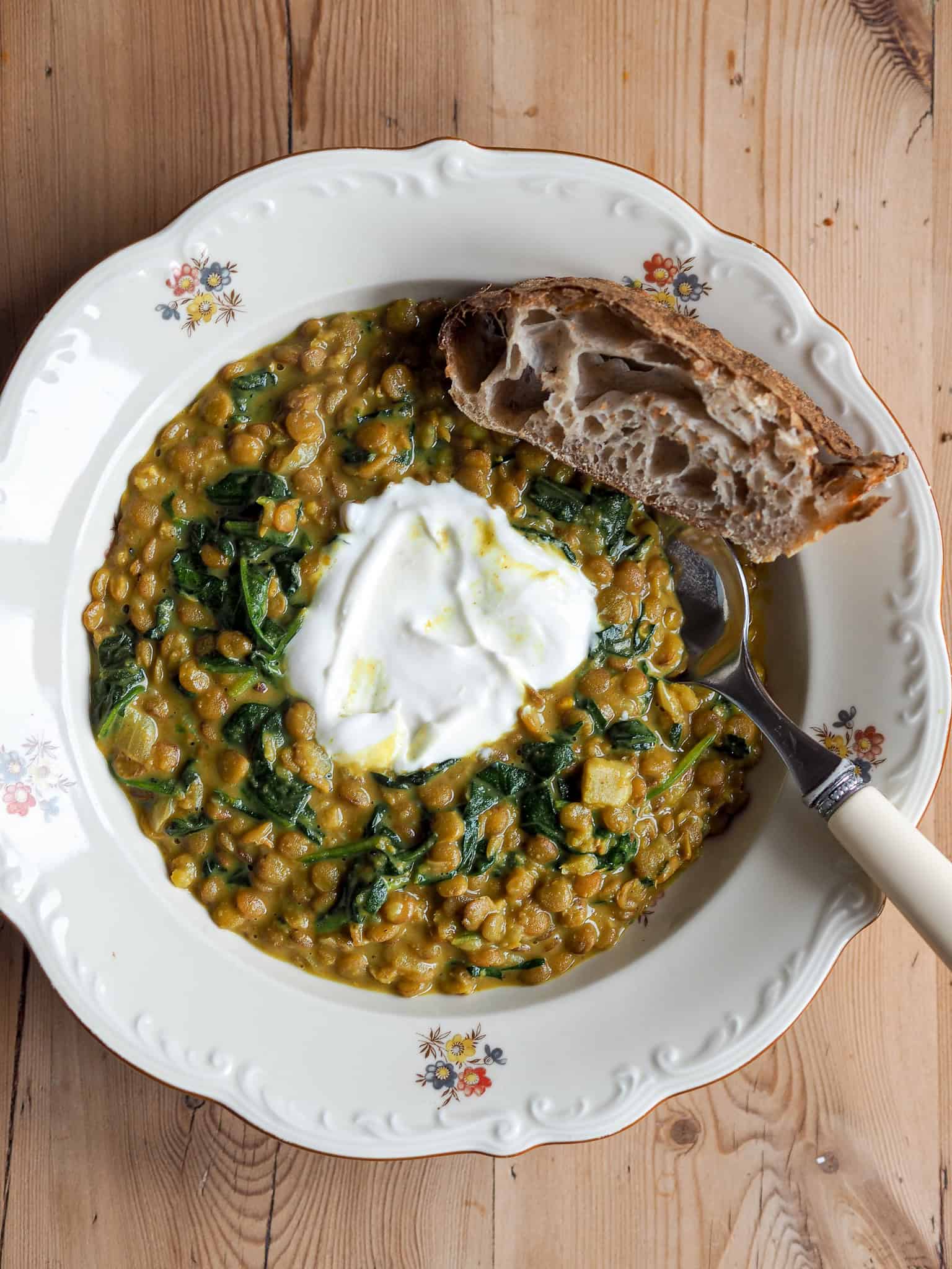 Dahl med grønne linser