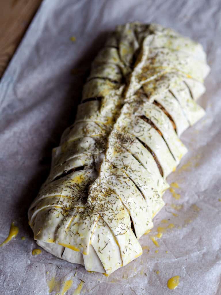 Linsesteg der ikke har været i ovnen