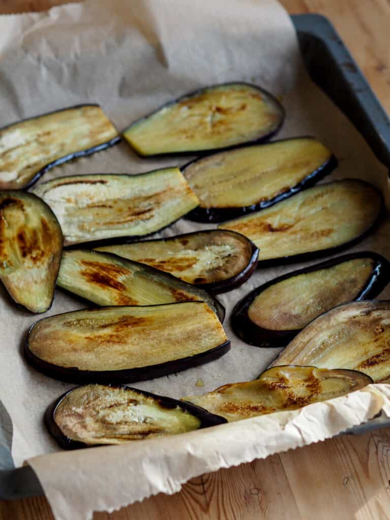Aubergine plader til aubergine lasagne