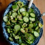 Grøn salat med edamamebønner