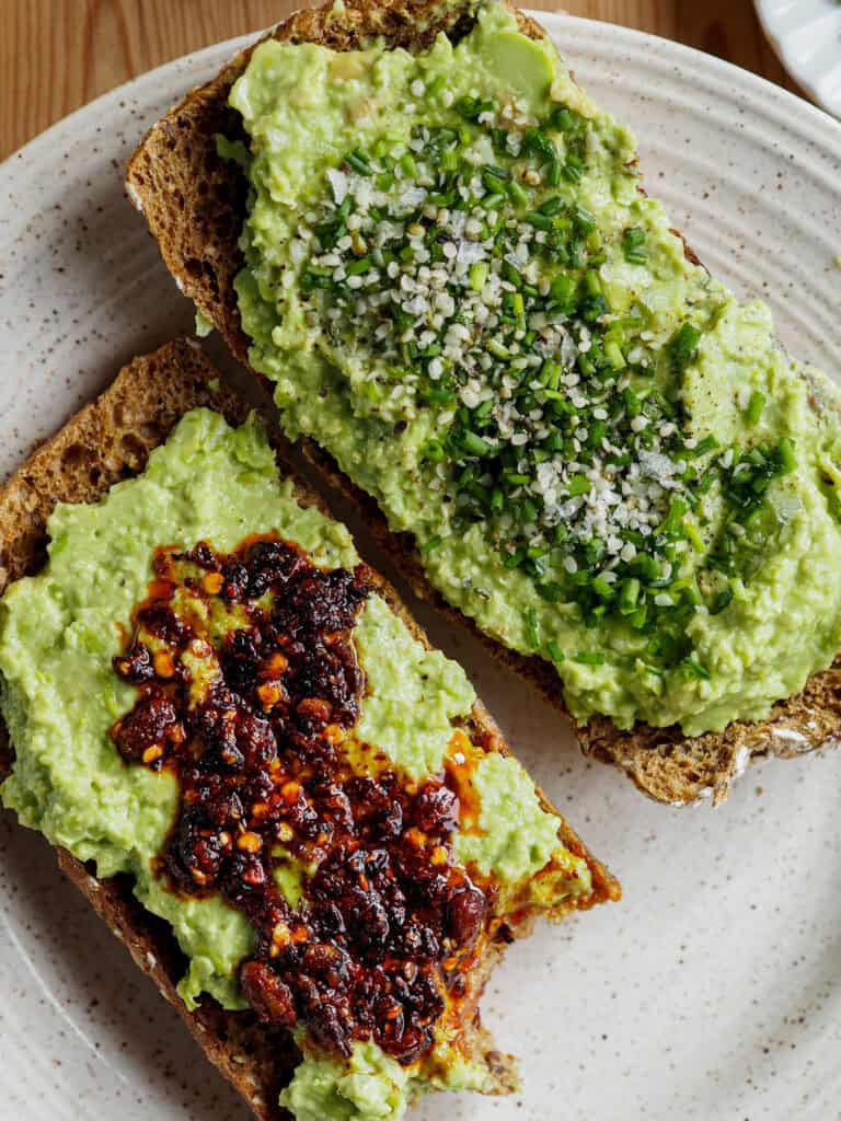 edamame spread på brød