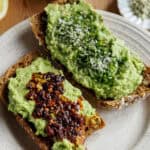 edamame spread på brød