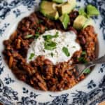 chili sin carne med anicialinser