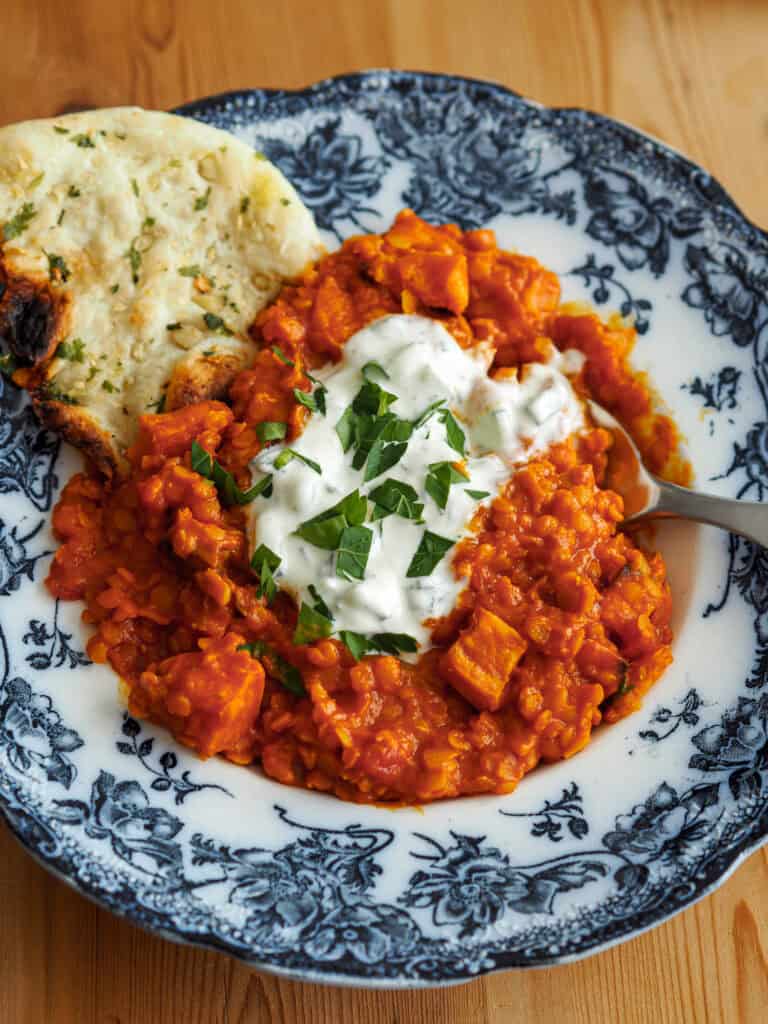 dahl med søde kartofler