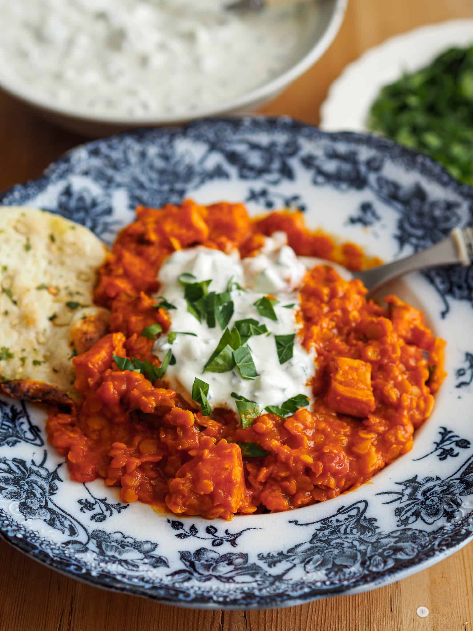 Dahl med søde kartofler