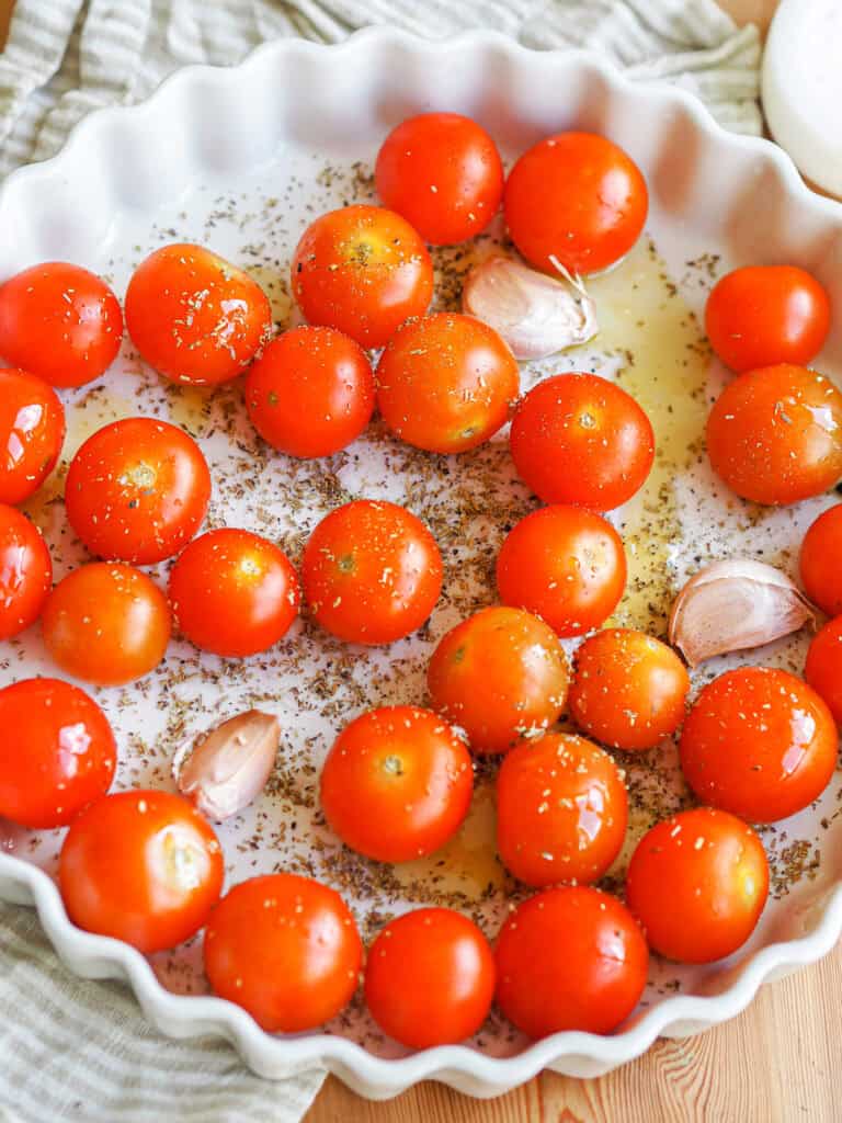 Bagte tomater med burrata
