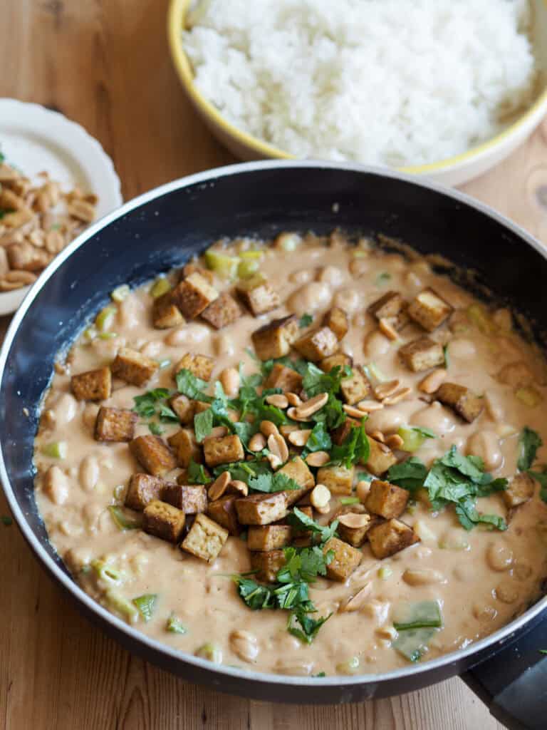 Butter beans i peanutbuttersauce