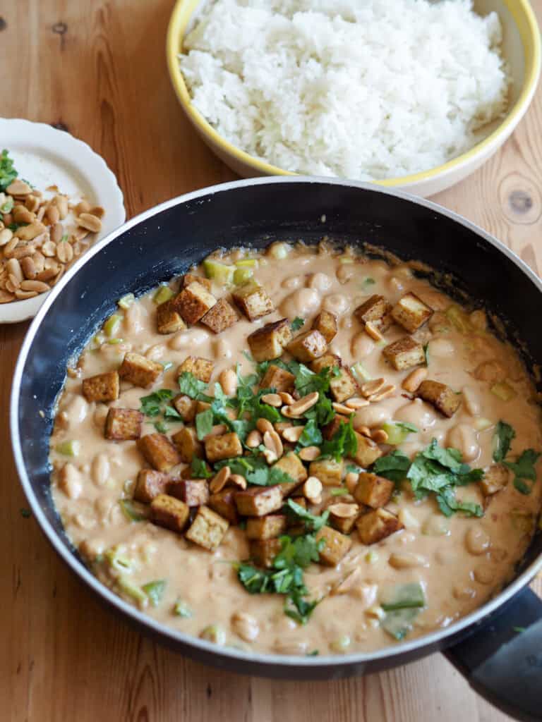 Butter beans i peanutbuttersauce