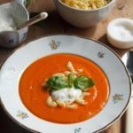 Tomatsuppe med røde linser